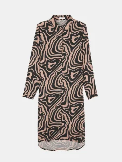 GATE Wiskozowa sukienka damska z nadrukiem| Kategorie·Sukienki