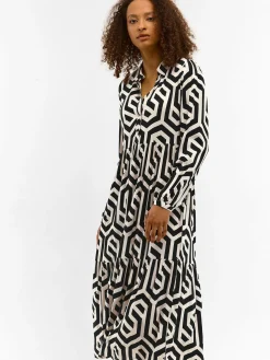 GATE Wiskozowa sukienka damska z nadrukiem| Kategorie·Sukienki