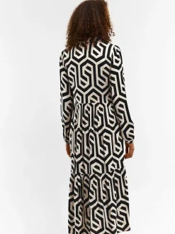 GATE Wiskozowa sukienka damska z nadrukiem| Kategorie·Sukienki