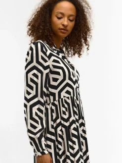 GATE Wiskozowa sukienka damska z nadrukiem| Kategorie·Sukienki