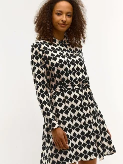 GATE Wiskozowa sukienka damska z nadrukiem| Kategorie·Sukienki