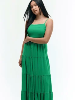 GATE Wiskozowa sukienka na ramiączkach| Kategorie·Sukienki