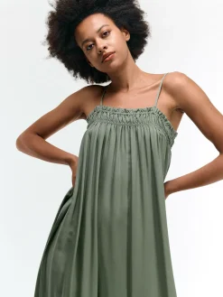 GATE Wiskozowa sukienka na ramiączkach| Kategorie·Sukienki