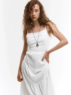 GATE Wiskozowa sukienka na ramiączkach| Kategorie·Sukienki