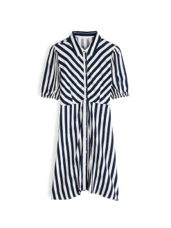 GATE Wiskozowa sukienka w paski| Kategorie·Sukienki