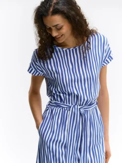 GATE Wiskozowa sukienka w paski| Kategorie·Sukienki