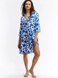 GATE Wiskozowa sukienka z nadrukiem| Kategorie·Sukienki