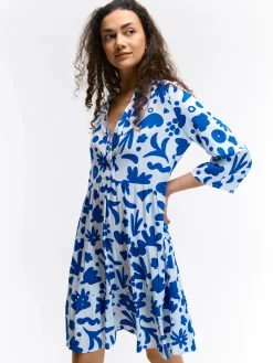 GATE Wiskozowa sukienka z nadrukiem| Kategorie·Sukienki