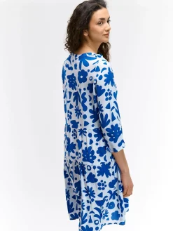 GATE Wiskozowa sukienka z nadrukiem| Kategorie·Sukienki