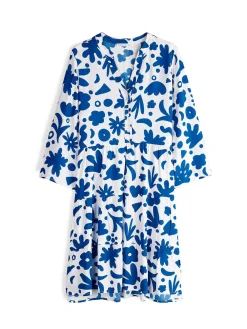 GATE Wiskozowa sukienka z nadrukiem| Kategorie·Sukienki