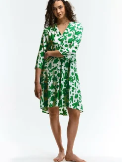 GATE Wiskozowa sukienka z nadrukiem| Kategorie·Sukienki