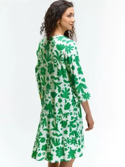 GATE Wiskozowa sukienka z nadrukiem| Kategorie·Sukienki