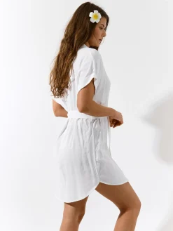 GATE Wiskozowa sukienka z paskiem| Kategorie·Sukienki