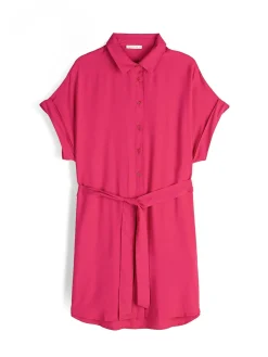 GATE Wiskozowa sukienka z paskiem| Kategorie·Sukienki