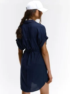 GATE Wiskozowa sukienka z paskiem| Kategorie·Sukienki