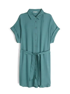 GATE Wiskozowa sukienka z paskiem| Kategorie·Sukienki