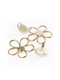 GATE Wiszące kolczyki w kształcie kwiatka| Akcesoria·Biżuteria