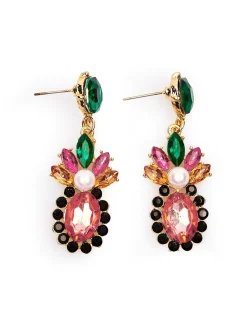 GATE Wiszące kolczyki z kamieniami| Akcesoria·Biżuteria