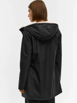 GATE Woskowana parka z podszewką ze sztucznego futra| Kurtki I Płaszcze·Kurtki Przejściowe