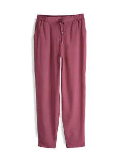 GATE Wąskie spodnie z wiskozy| Spodnie·Spodnie