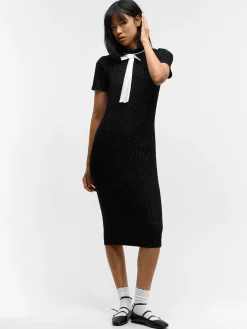 GATE Wyboista sukienka z kokardką| Kategorie·Sukienki