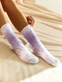 GATE Wysokie, prążkowane skarpetki w kolorze ombré| Bielizna·Skarpety|Akcesoria·Skarpety