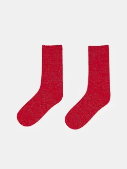 GATE Wysokie skarpetki szenilowe z metaliczną nitką| Bielizna·Skarpety|Akcesoria·Skarpety