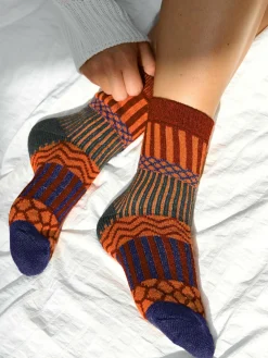 GATE Wysokie skarpetki wzorzyste| Bielizna·Skarpety|Akcesoria·Skarpety