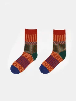 GATE Wysokie skarpetki wzorzyste| Bielizna·Skarpety|Akcesoria·Skarpety