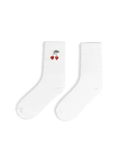 GATE Wysokie skarpetki z haftem|Dzieci Dziewczynki·Rajstopy I Skarpetki|Bielizna·Skarpety