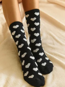 GATE Wysokie skarpety wzór serduszka|Dzieci Dziewczynki·Rajstopy I Skarpetki|Bielizna·Skarpety