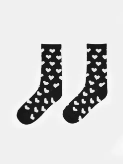 GATE Wysokie skarpety wzór serduszka|Dzieci Dziewczynki·Rajstopy I Skarpetki|Bielizna·Skarpety