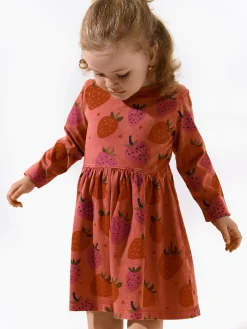 GATE Wzorzysta sukienka z efektem sprania|Dzieci Dziewczynki·Sukienki