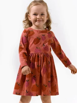 GATE Wzorzysta sukienka z efektem sprania|Dzieci Dziewczynki·Sukienki