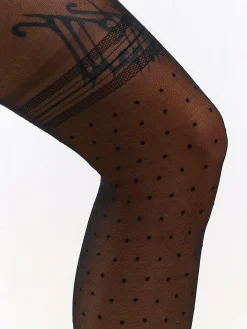 GATE Wzorzyste pończochy nylonowe 20 DEN| Bielizna·Rajstopy|Akcesoria·Pończochy