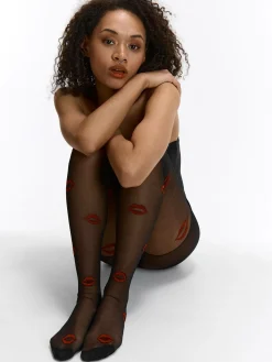 GATE Wzorzyste pończochy nylonowe 20 DEN| Bielizna·Rajstopy|Akcesoria·Pończochy