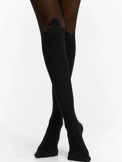 GATE Wzorzyste rajstopy nylonowe 50 DEN| Bielizna·Rajstopy|Akcesoria·Pończochy