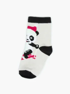 GATE Wzorzyste skarpetki dziewczęce panda|Dzieci Baby|Akcesoria