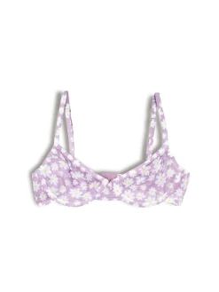 GATE Wzorzysty biustonosz z fiszbinami| Bielizna·Biustonosze