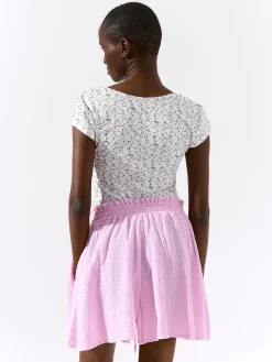 GATE Wzorzysty top| Koszulki I Topy·Topy|Koszulki I Topy·Crop Top ☀️