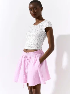 GATE Wzorzysty top| Koszulki I Topy·Topy|Koszulki I Topy·Crop Top ☀️