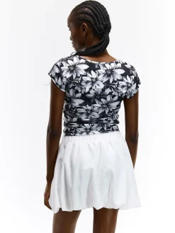 GATE Wzorzysty top| Koszulki I Topy·Topy|Koszulki I Topy·Crop Top ☀️