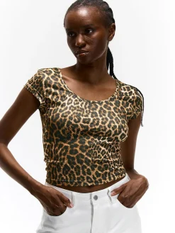 GATE Wzorzysty top| Koszulki I Topy·Topy|Koszulki I Topy·Crop Top ☀️