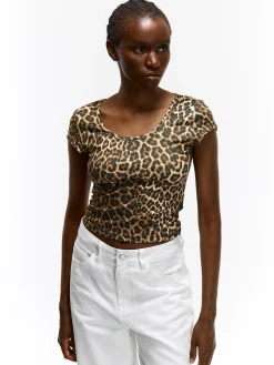 GATE Wzorzysty top| Koszulki I Topy·Topy|Koszulki I Topy·Crop Top ☀️