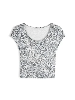 GATE Wzorzysty top| Koszulki I Topy·Topy|Koszulki I Topy·Crop Top ☀️