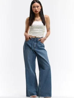 GATE Wzorzysty top bez rękawów| Koszulki I Topy·Podkoszulki ☀️|Koszulki I Topy·Crop Top ☀️