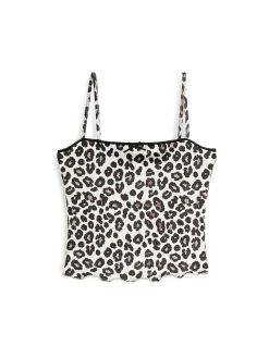 GATE Wzorzysty top bez rękawów| Koszulki I Topy·Podkoszulki ☀️|Koszulki I Topy·Topy