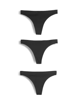 GATE Zestaw 3 bezszwowych majtek typu tango| Bielizna·Majtki