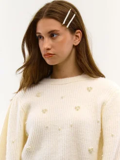 GATE Zestaw 4 klipsów z perłami| Akcesoria·Biżuteria|Kategorie·Akcesoria Do Włosów