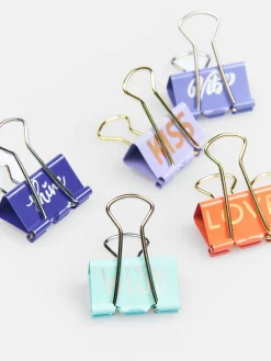 GATE Zestaw 6 kolorowych spinaczy do papieru|Dzieci Pokój Dziecięcy|Pozostałe·Potrzeby Twórcze